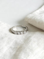 Lade das Bild in den Galerie-Viewer, *925 Sterling Silber* Vintage Ring Kristall (51/11)
