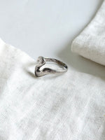 Lade das Bild in den Galerie-Viewer, *925 Sterling Silber* Vintage Ring Wave (54/14)
