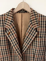 Lade das Bild in den Galerie-Viewer, *DAKS Signature* Blazer Wolle Iconic Tartan (M-L)
