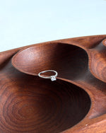 Lade das Bild in den Galerie-Viewer, *925 Sterling Silber* Vintage Ring Kristall Rainbow (55/56)
