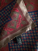 Lade das Bild in den Galerie-Viewer, *Celine* Tuch Seide 80s Paisley (small)
