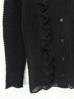 Lade das Bild in den Galerie-Viewer, *Issey Miyake* Cardigan Bluse Wave (L)
