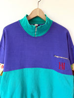 Lade das Bild in den Galerie-Viewer, *L&amp;M* Sweater 80s Merch Lila (L-XL)
