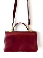 Lade das Bild in den Galerie-Viewer, Leder Tasche Classic 80s Burgundy
