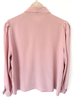 Lade das Bild in den Galerie-Viewer, *Seide* Bluse Premium Basic Altrosa (S-M)
