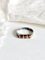 Lade das Bild in den Galerie-Viewer, *925 Sterling Silber* Vintage Siegelring Tigerauge (52/12)
