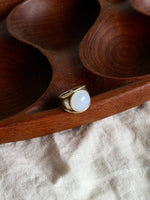 Lade das Bild in den Galerie-Viewer, *925 Sterling Silber* Vintage Ring Opal Vergoldet (54/14)
