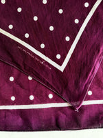 Lade das Bild in den Galerie-Viewer, Tuch 70s Bandana Streifen Dots Lila
