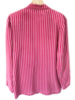 Lade das Bild in den Galerie-Viewer, *Seide* Blazer Nadelstreifen Pink Rosa (S-M)
