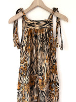 Lade das Bild in den Galerie-Viewer, Latzhose Animal 80s Tiger Print (M-L)
