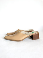 Lade das Bild in den Galerie-Viewer, *Benetton* Mules Y2K Cowboy Leder (40)
