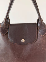 Lade das Bild in den Galerie-Viewer, *Longchamp* Handtasche Leder Braun (Medium)
