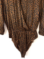 Lade das Bild in den Galerie-Viewer, *Seide* Body 80s Leo Print (S-M)
