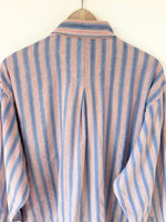 Lade das Bild in den Galerie-Viewer, *Marlboro* Hemd Pastell Streifen Altrosa (XL)
