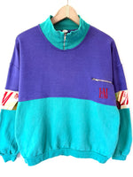 Lade das Bild in den Galerie-Viewer, *L&amp;M* Sweater 80s Merch Lila (L-XL)
