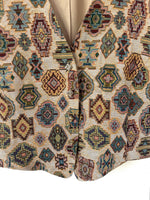Lade das Bild in den Galerie-Viewer, *Gobelin* Weste 80s Bohemian Stickerei (XL)
