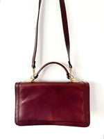 Lade das Bild in den Galerie-Viewer, Leder Tasche Classic 80s Burgundy
