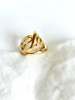 Lade das Bild in den Galerie-Viewer, Ring 14k Gold Statement Lines
