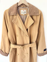 Lade das Bild in den Galerie-Viewer, *Levis* Trenchcoat Mantel Cord Kragen Workwear (M-L)
