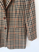 Lade das Bild in den Galerie-Viewer, *DAKS Signature* Blazer Wolle Iconic Tartan (M-L)
