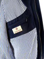 Lade das Bild in den Galerie-Viewer, *Aigner* Blouson Harrington Jacke Marine (M-L)
