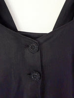 Lade das Bild in den Galerie-Viewer, *Leinen* Trägerkleid Handmade Premium Basic Schwarz (M-L)
