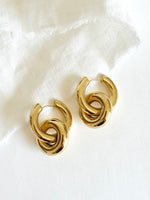 Lade das Bild in den Galerie-Viewer, Creolen 14k Gold Chunky Ring
