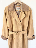 Lade das Bild in den Galerie-Viewer, *Levis* Trenchcoat Mantel Cord Kragen Workwear (M-L)
