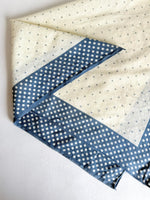 Lade das Bild in den Galerie-Viewer, Tuch 70s Bandana Streifen Dots Blau

