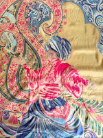 Lade das Bild in den Galerie-Viewer, *Seide* Tuch Handpainted Asien Pastell
