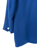Lade das Bild in den Galerie-Viewer, *Leinen* Blazer 90s Premium Royalblau (M-L)
