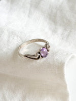 Lade das Bild in den Galerie-Viewer, *925 Sterling Silber* Vintage Ring Wave Lila (55/15)
