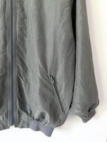 Lade das Bild in den Galerie-Viewer, *Seide* Blouson Bomber 80s Mint Salbei (M-L)
