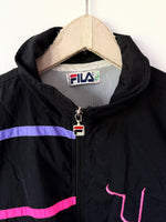 Lade das Bild in den Galerie-Viewer, *Fila* Trainingsjacke 80s Tennis Flieder (L)

