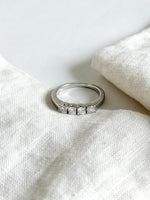 Lade das Bild in den Galerie-Viewer, *925 Sterling Silber* Vintage Ring Kristall (51/11)
