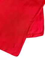 Lade das Bild in den Galerie-Viewer, *Seide* Tuch 80s Premium Basic Rot
