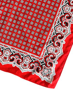 Lade das Bild in den Galerie-Viewer, Tuch 80s Bandana Rot Schwarz
