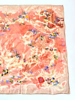 Lade das Bild in den Galerie-Viewer, *Seide* Tuch 80s Pastell Handpainted
