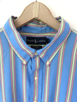 Lade das Bild in den Galerie-Viewer, *Ralph Lauren* Hemd Pastell Nadelstreifen Pink (XXL)
