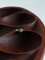 Lade das Bild in den Galerie-Viewer, *925 Sterling Silber* Vintage Ring Flower Blau (18/58)
