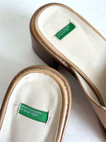 Lade das Bild in den Galerie-Viewer, *Benetton* Mules Y2K Cowboy Leder (40)
