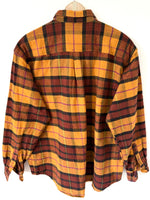 Lade das Bild in den Galerie-Viewer, Flanellhemd Overshirt Tartan Rostrot (L)
