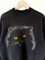 Lade das Bild in den Galerie-Viewer, Sweater 1994 Hanes Katzen Print (XL)
