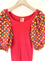 Lade das Bild in den Galerie-Viewer, RARE Shirt 70s Ballonärmel Blümchen (L)
