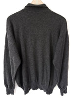 Lade das Bild in den Galerie-Viewer, *Kaschmir* Pullover Premium Basic Mausgrau (XL)
