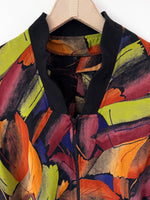 Lade das Bild in den Galerie-Viewer, Blouson Bomber 80s Crazy Pattern (M-L)
