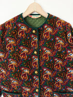 Lade das Bild in den Galerie-Viewer, *Cord* Blouson Jacke Bohemian Paisley (M)
