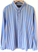 Lade das Bild in den Galerie-Viewer, *Ralph Lauren* Hemd Pastell Nadelstreifen Pink (XXL)
