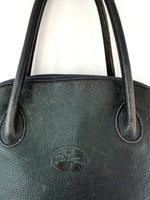 Lade das Bild in den Galerie-Viewer, *Longchamp* Handtasche Leder Anthrazit (small)
