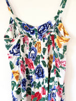 Lade das Bild in den Galerie-Viewer, Minikleid 80s Boho Rosen Print (L-XL)
